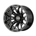 Gloss Black Milled Wheel G4206
