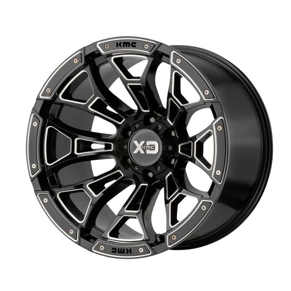Gloss Black Milled Wheel G4206