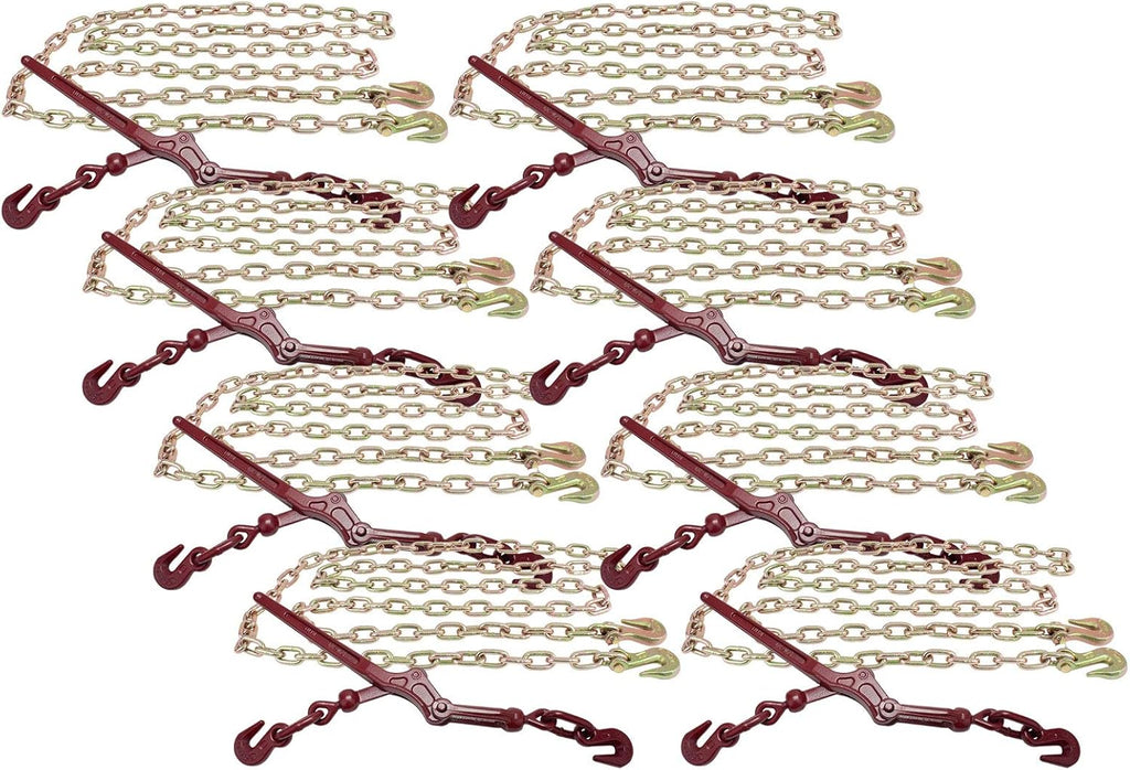 5/16" Grade 70 Chain and Binder Kit with Grab Hooks D754