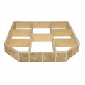 Amber Saffron Double Cut 40'' x 40'' Hearth Pad Riser W595385
