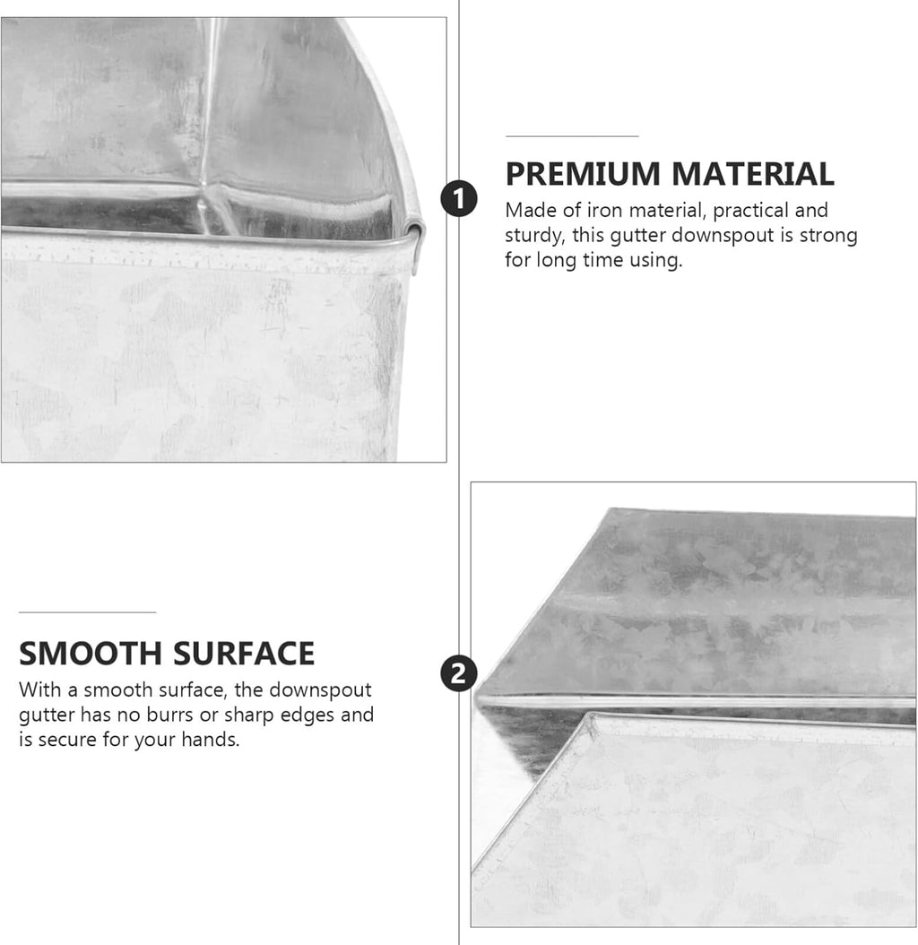 Metal Rain Gutter Downspout Splash Block W53686