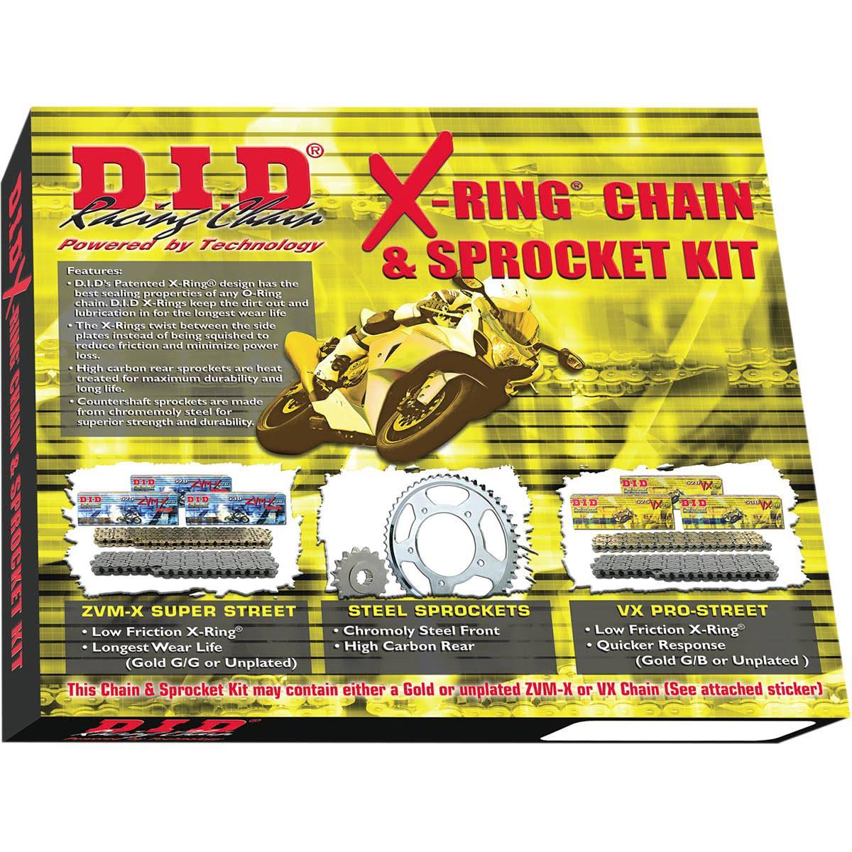 X-Ring Chain and Sprocket Kit D706