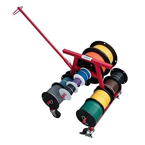 6 Spindle Portable Wire Caddy P715