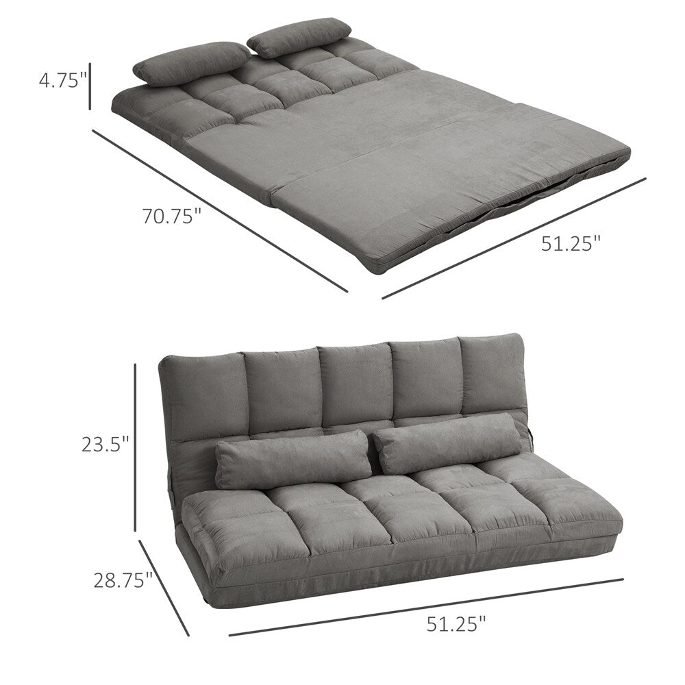 Convertible Floor Sofa Chair Folding Couch Bed U5466