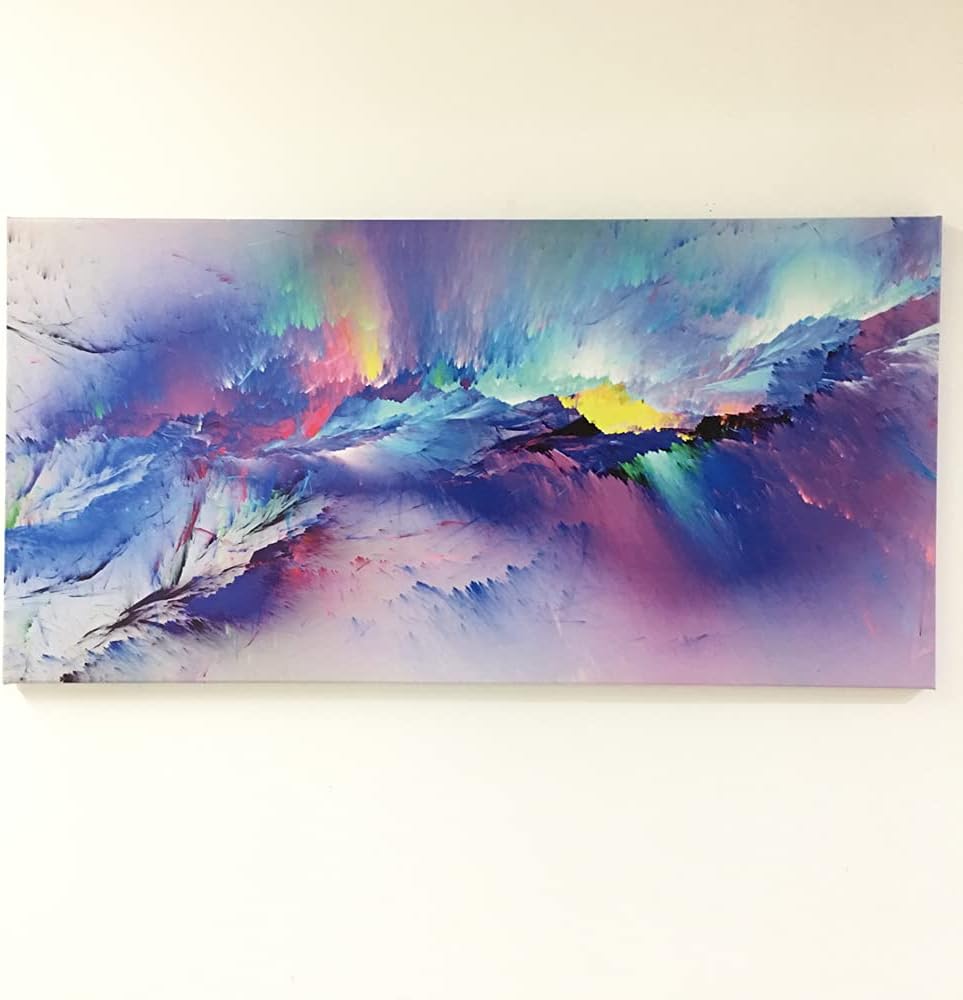 Blue 20x40inch Canvas Wall Art R66792