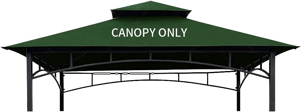 Brown 8 x 5 Double Tiered Replacement Canopy Roof N4482