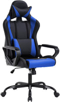 High-Back Gaming Chair with Lumbar Support (Blue) O475597