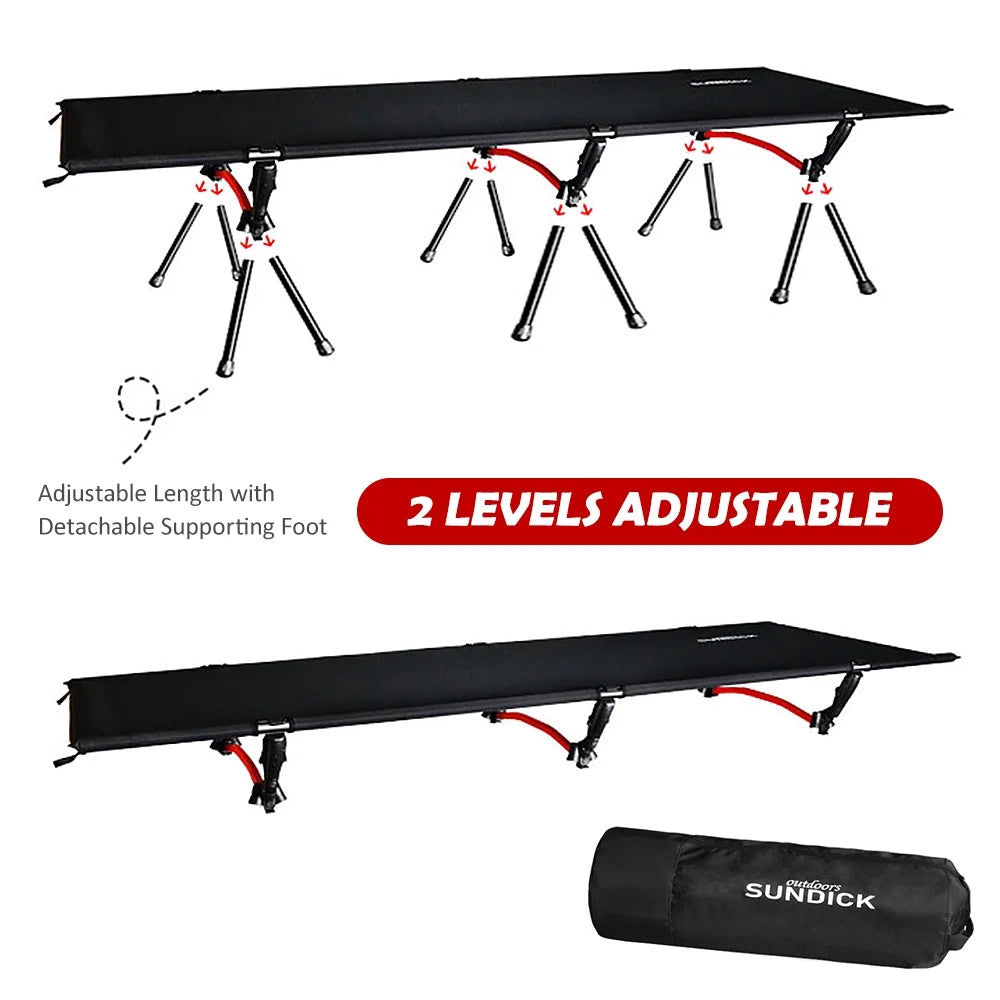 Portable Folding Camping Cot 265LB Bearing Weight W25617