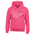 Heliconia Pink Hooded Sweatshirt Hoodie Medium E26939