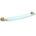 24 inch Glass Shelf Satin Brass U290