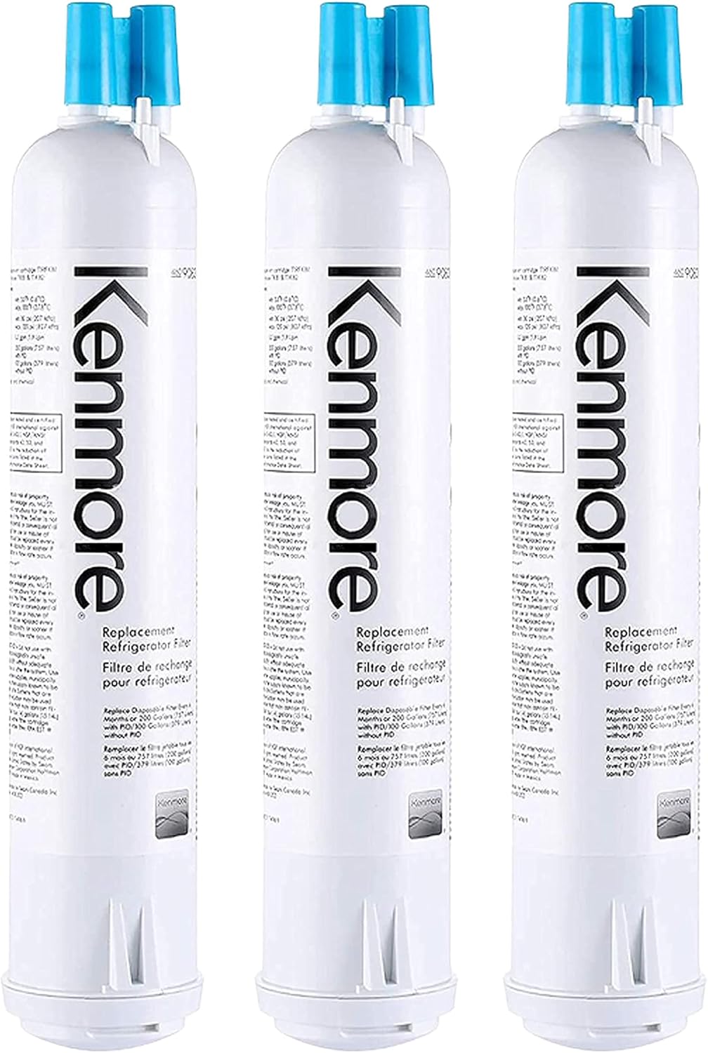 Replacement Refrigerator Water Filter NSF42, 3 Count K7201