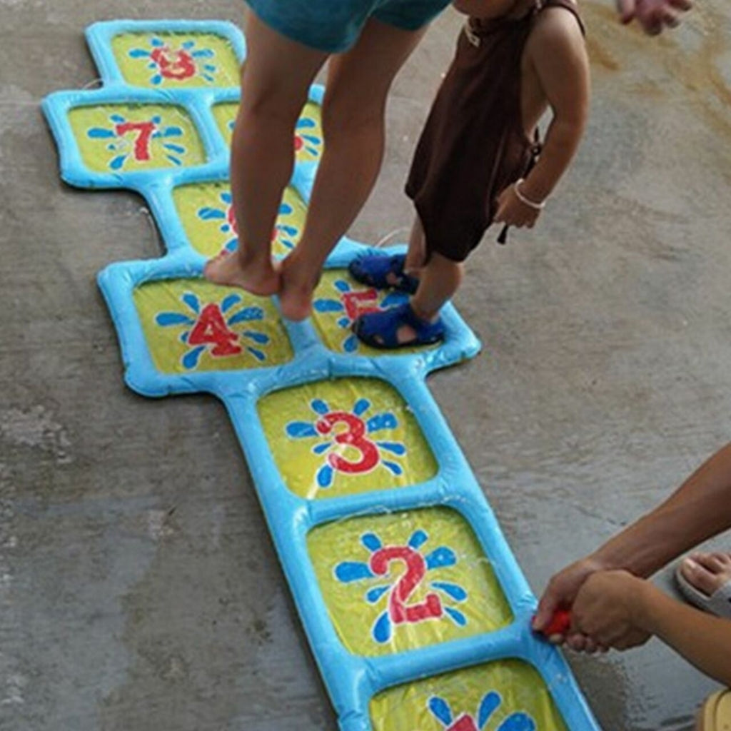 Inflatable Outdoor Hopscotch Sprinkler Mat R894