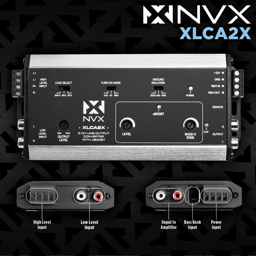 2-Channel Line Out Converter with Bass Enhancer E7128