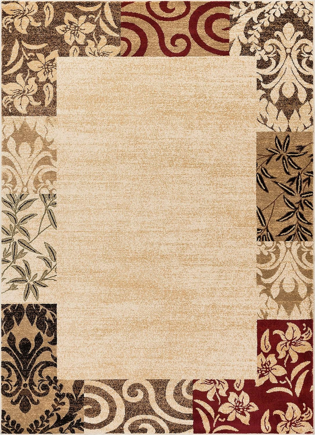 Beige 9x13 Rug L11266