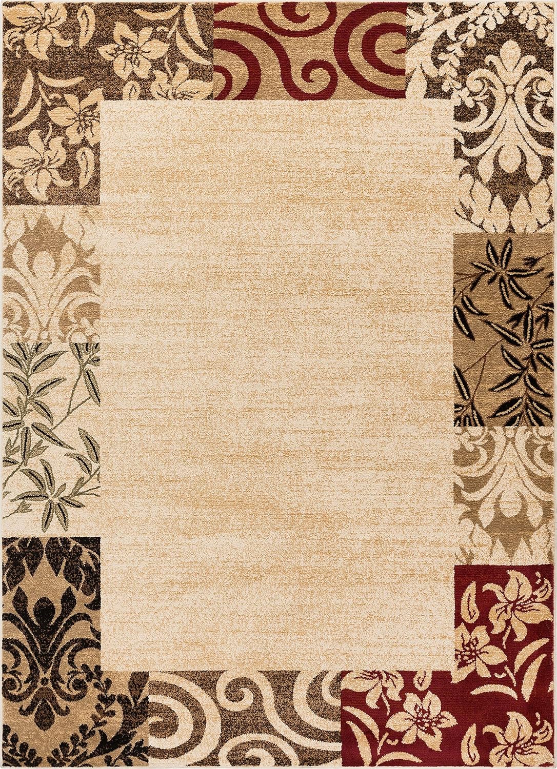 Beige 9x13 Rug L11266