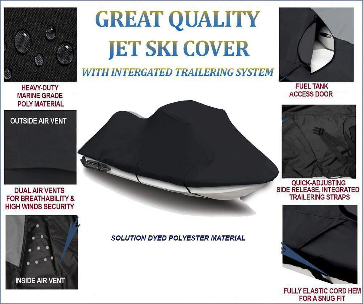 Black Jet Ski Cover A6274