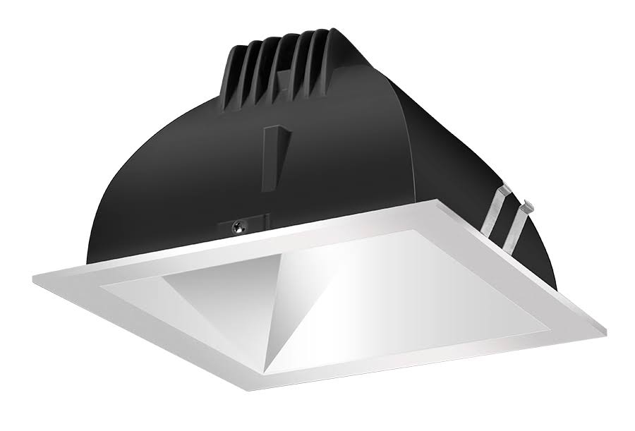 LED Trim Mod6 Sq Wallwash 27K 90CRI Matte Cone Silver Ring L213998