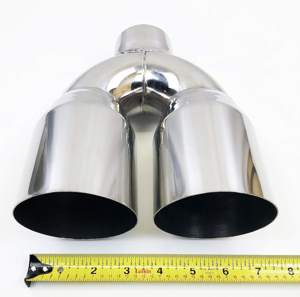 Stainless Slant Exhaust Tip Pack of 2 T88246