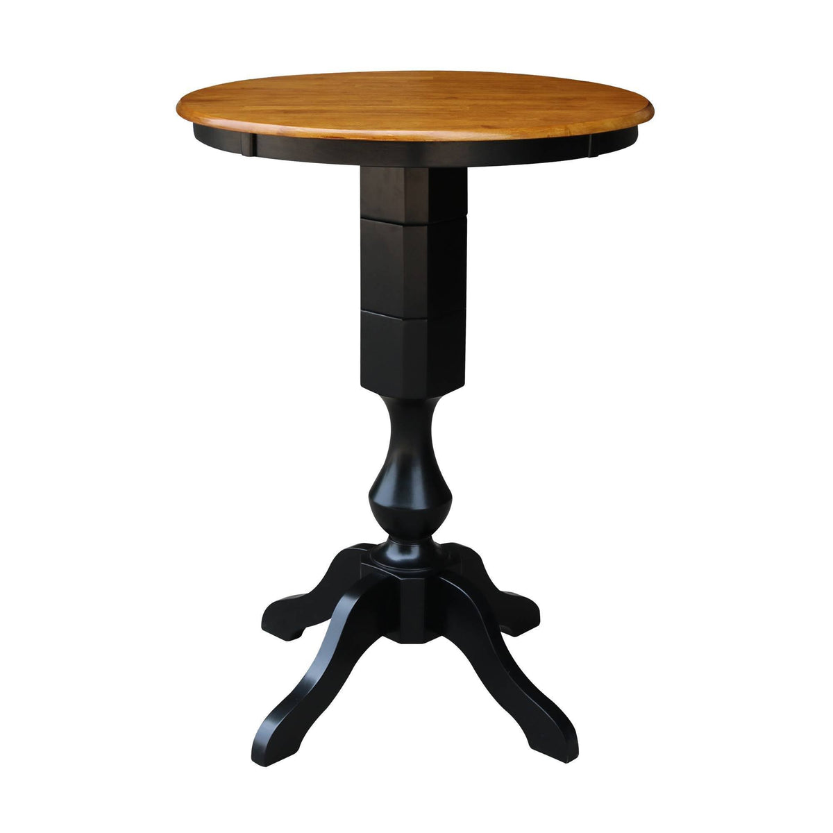 Round Pedestal Bar Height Table with 2 Bar Height Stools X4380