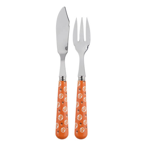 Orange Fish Set of 4 D57462