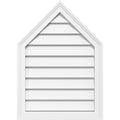 Peaked Top Surface Mount PVC Gable Vent A776134