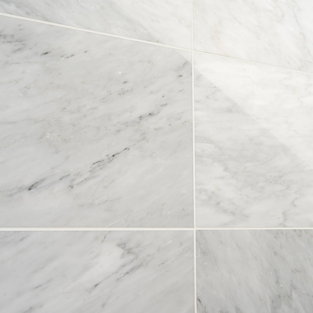 White 12x24 Polished Marble Tile H468550