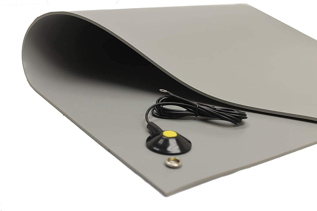 Blue Three Layer Vinyl ESD Mat with Grounding Cord (36" x 60") N181302