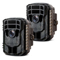 2 Pack 36MP 2K Waterproof Trail Camera with Infrared Night Vision K9182