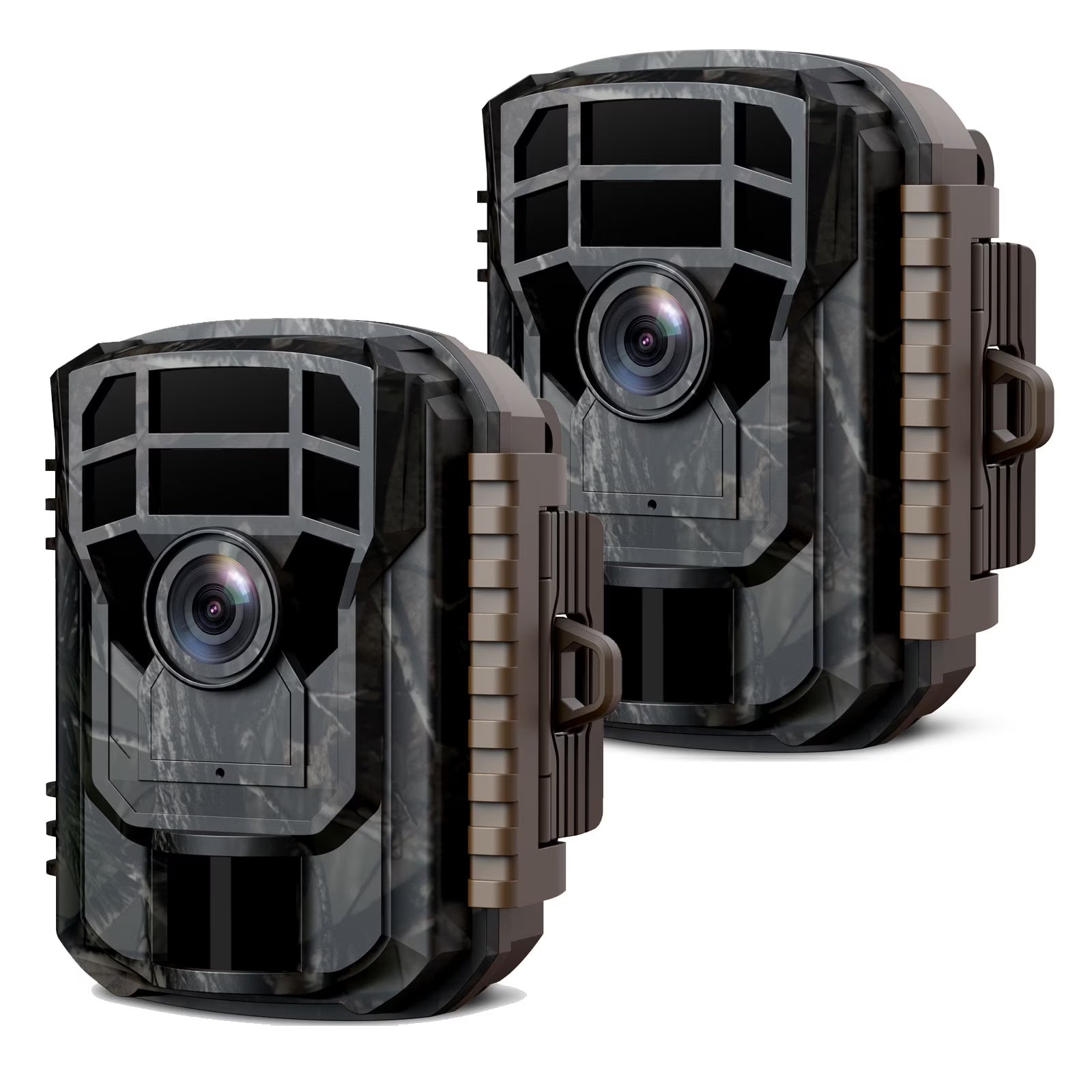 2 Pack 36MP 2K Waterproof Trail Camera with Infrared Night Vision K9182