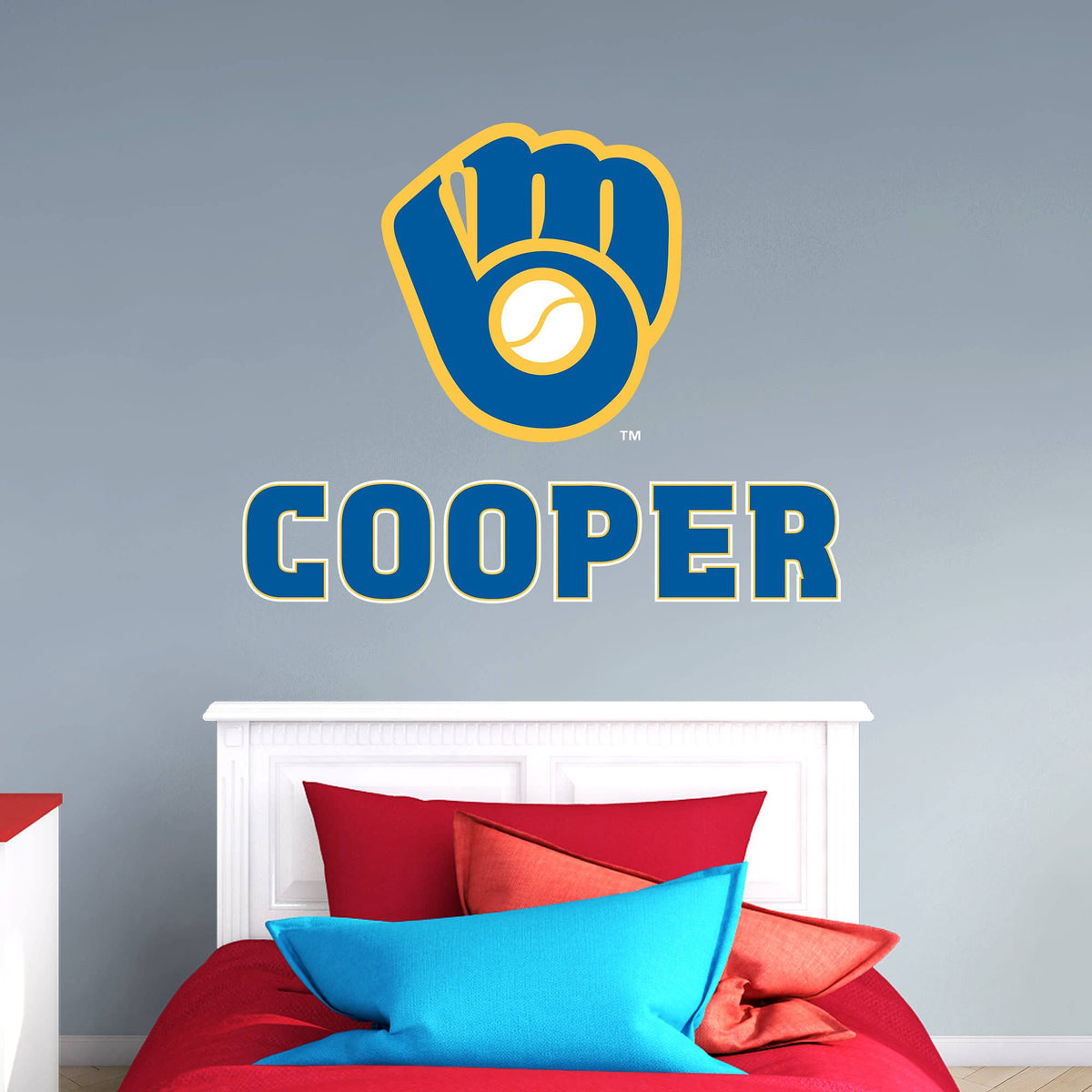 Blue Wall Decal H578513