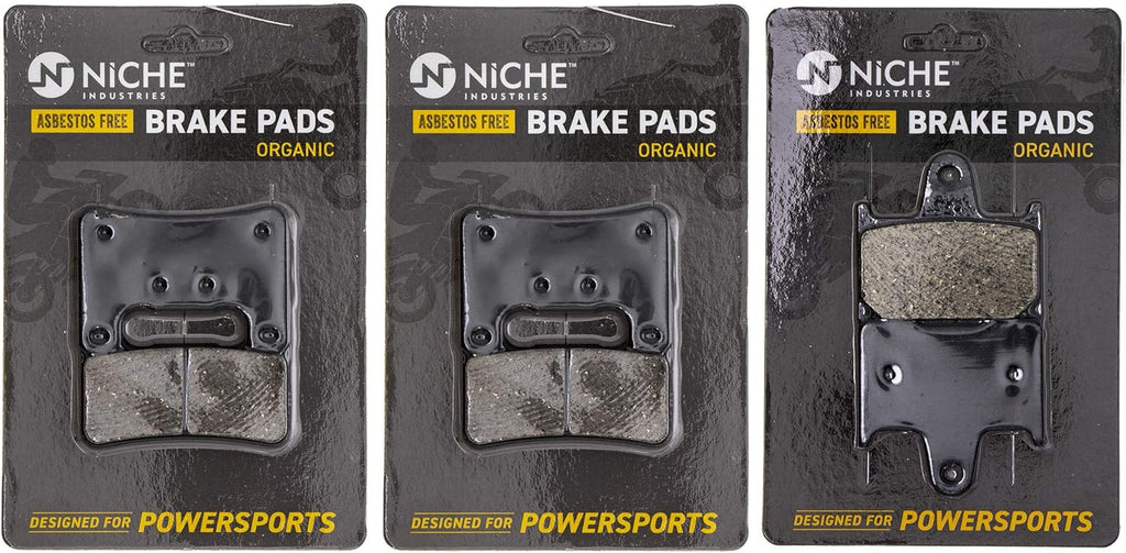 Brake Pad Set Organic Pack of 2 D1075