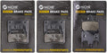 Brake Pad Set Organic Pack of 2 D1075
