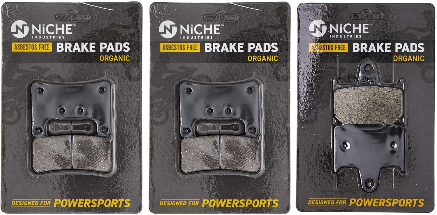 Brake Pad Set Organic Pack of 2 D1075