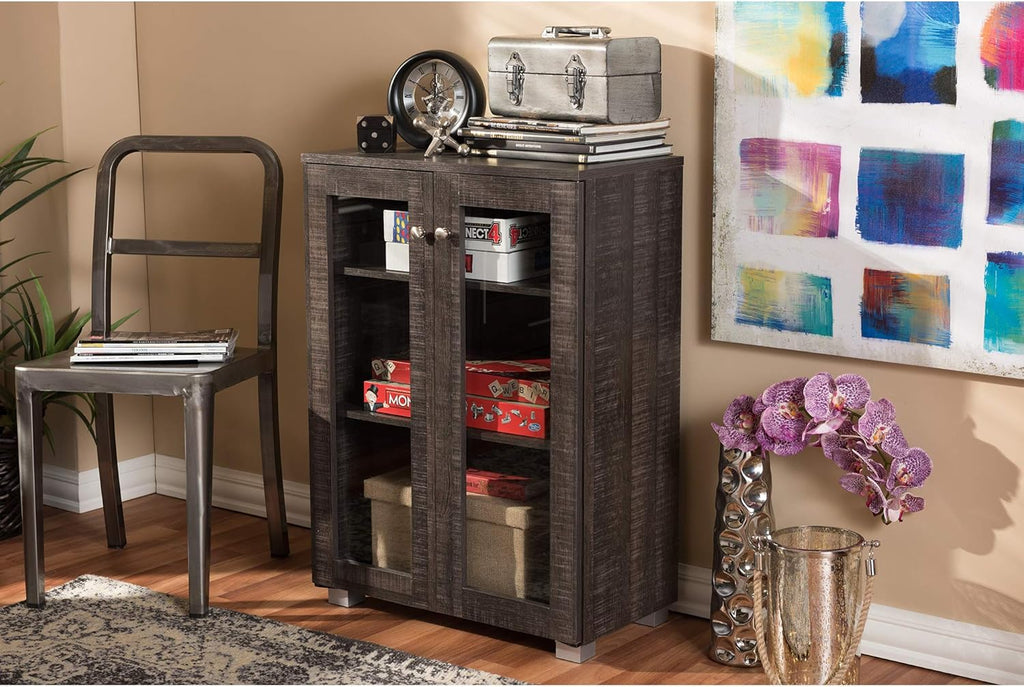 Dark Brown Cabinet Pack of 2 Y7942