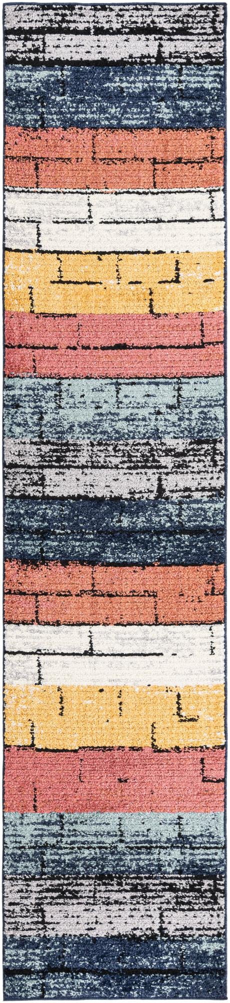 Multi Medium-Pile Rug L396