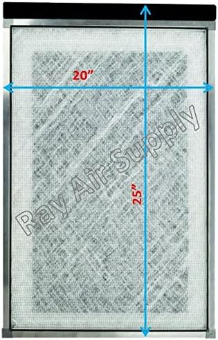 20x25 Air Cleaner Replacement Filter Pads (3 Pack) White I828820