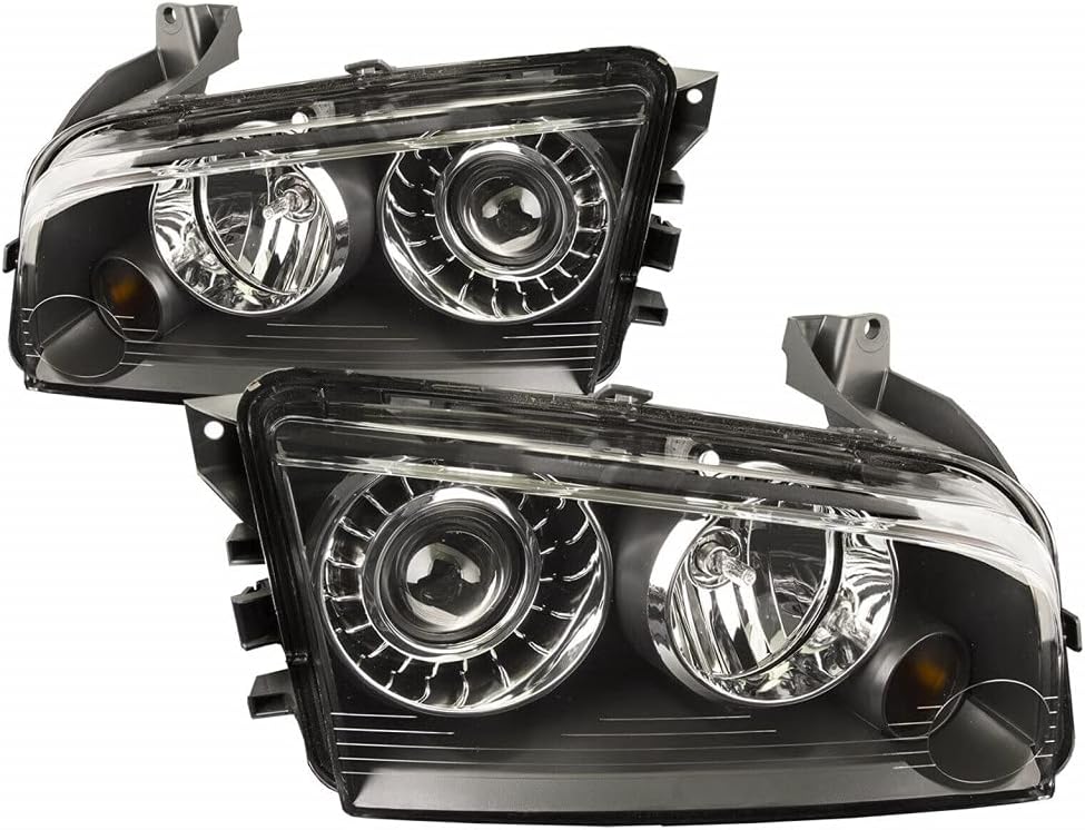 Headlight Assembly Pair with Bulbs for Dodge Charger V55702