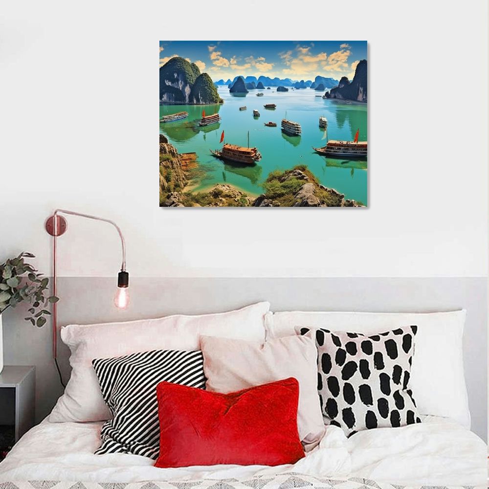 Nature Cloud Sea Wall Art Canvas Prints Poster A107030