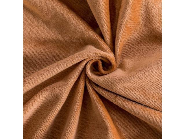 Camel Velvet Flannel Queen 3 Piece Duvet Cover Set B826465