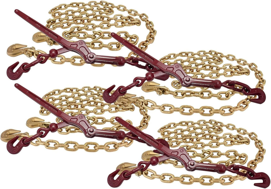5/16" Grade 70 Chain and Binder Kit with Grab Hooks D754
