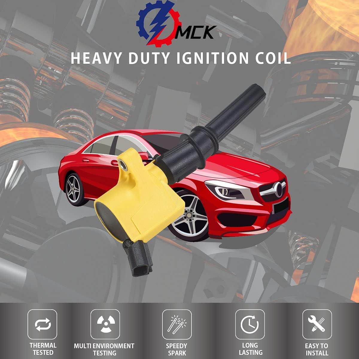 8pcs Ignition Coil Pack and Platinum Spark Plug for Ford Mustang Mercury Lincoln Explorer F-150 Expedition 2005-2010 4.6L 4.5L 6.8L V8 K535334