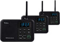 Wireless Intercom System, 3 Stations Black K3193