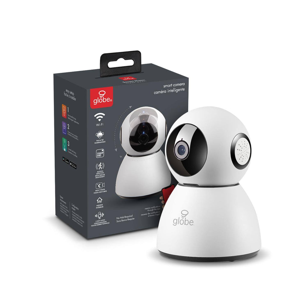 Black/White Wi-Fi Security Camera Y417369