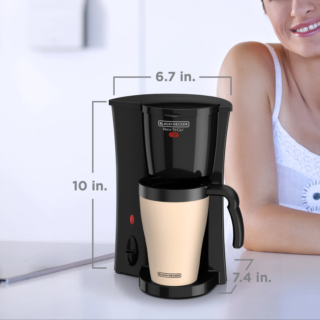 Personal Coffeemaker with Travel Mug E46127