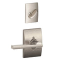 Satin Nickel Lever Inside Trim for Single Cylinder Handleset S63011
