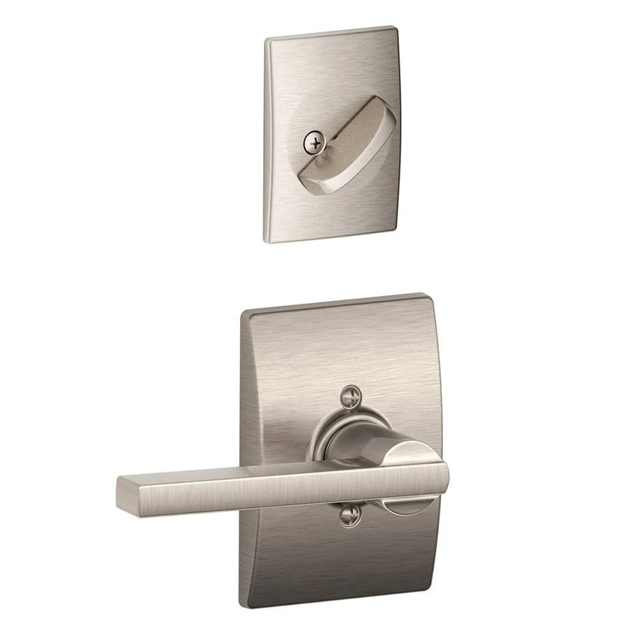 Satin Nickel Lever Inside Trim for Single Cylinder Handleset S63011