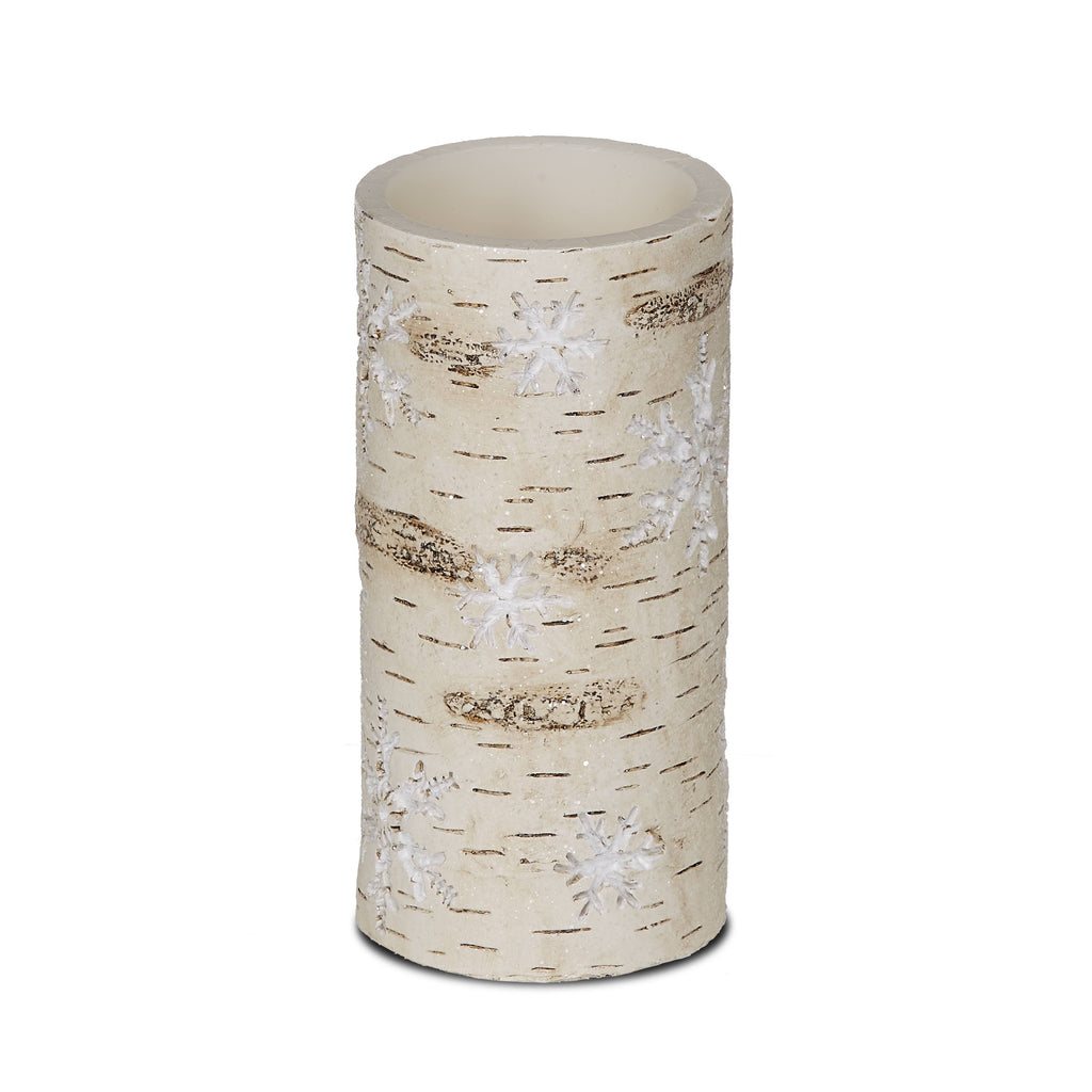 Set of 4 LED Flameless Wax Pillar Christmas Candle D7000