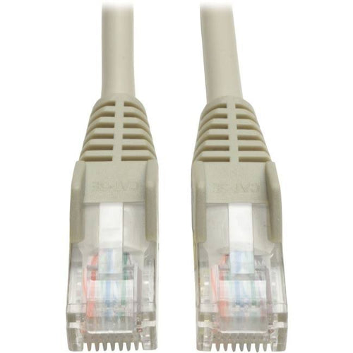 10ft Cat5e Snagless Molded Patch Cable RJ45 M-M Gray M87402
