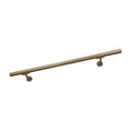 Beige Aluminum Handrail Section with Mounts V5895