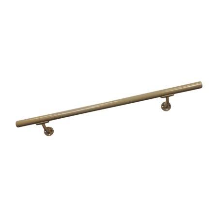Beige Aluminum Handrail Section with Mounts V5895